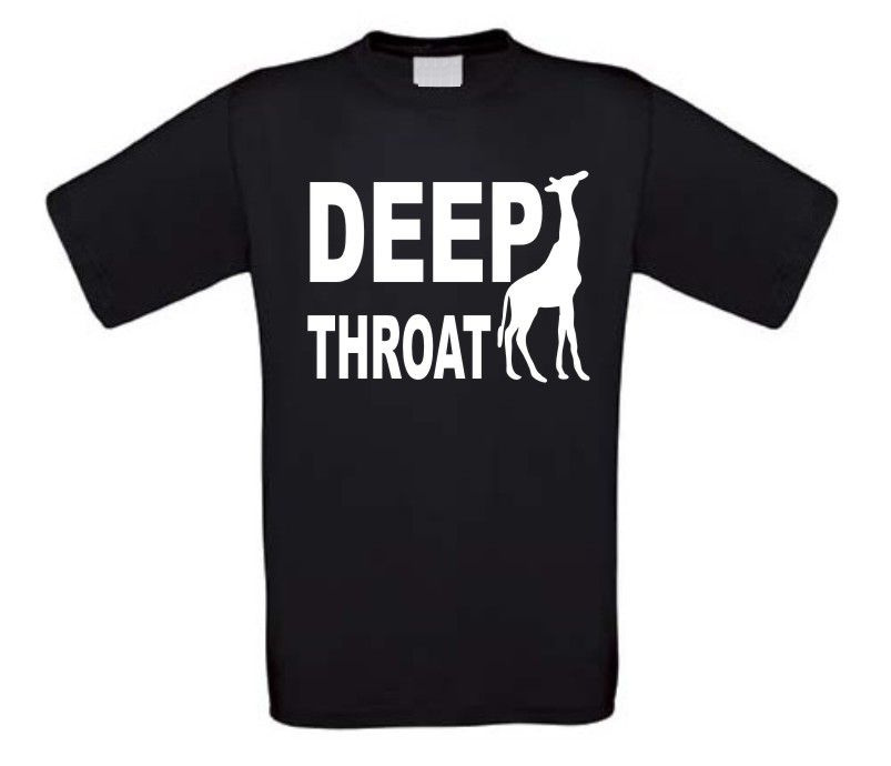 deep throat dubbelzinnig t-shirt korte mouw