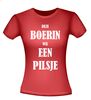 foto 4 deze boerin wil een pilsje  t-shirt korte mouw