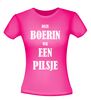 foto 6 deze boerin wil een pilsje  t-shirt korte mouw