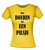 foto 8 deze boerin wil een pilsje  t-shirt korte mouw