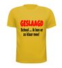 foto 15 geslaagd school ik ben er zo klaar mee t-shirt korte mouw
