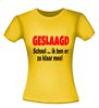 foto 16 geslaagd school ik ben er zo klaar mee t-shirt korte mouw