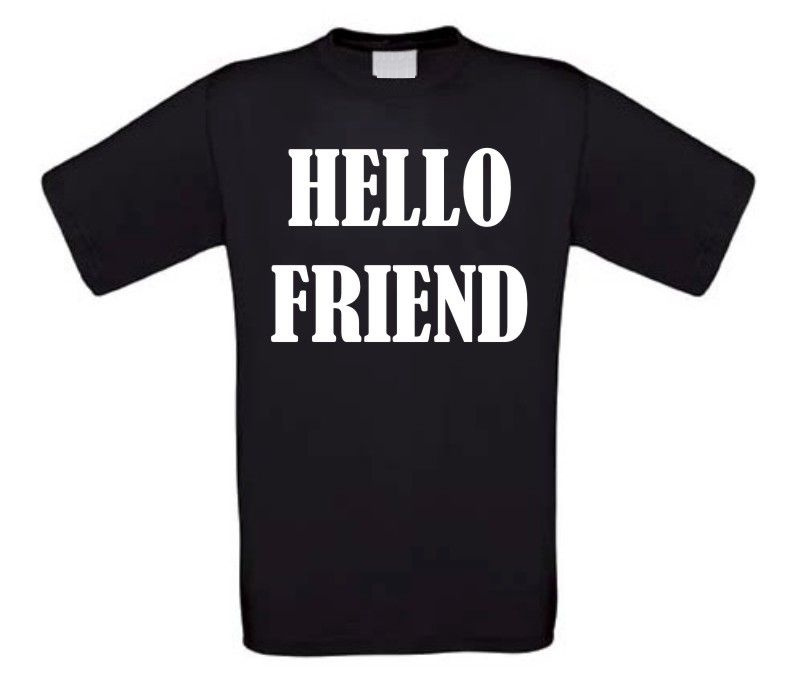 hello friend t-shirt korte mouw