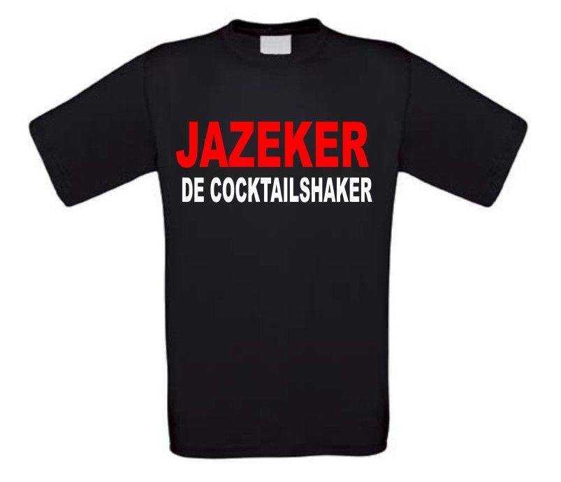jazeker de Cocktailshaker t-shirt korte mouw