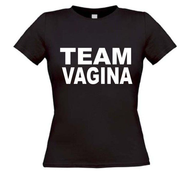 team vagina vakantie t-shirt korte mouw
