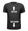 foto 1 the man the legend t-shirt korte mouw