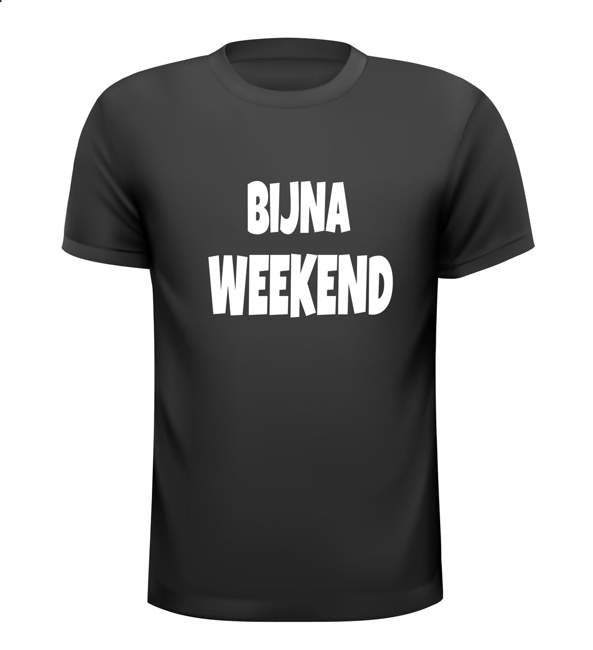 bijna weekend t-shirt korte mouw