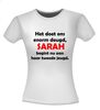foto 7 Het doet ons enorm deugd Sarah begint nu aan haar tweede jeugd t-shirt korte mouw