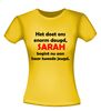 foto 8 Het doet ons enorm deugd Sarah begint nu aan haar tweede jeugd t-shirt korte mouw