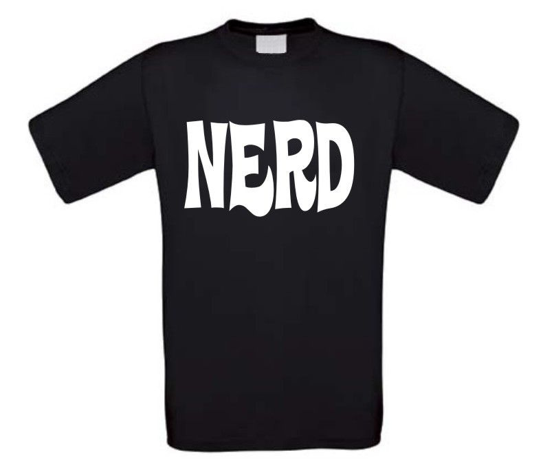nerd t-shirt korte mouw