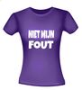 foto 4 niet mijn fout t-shirt korte mouw