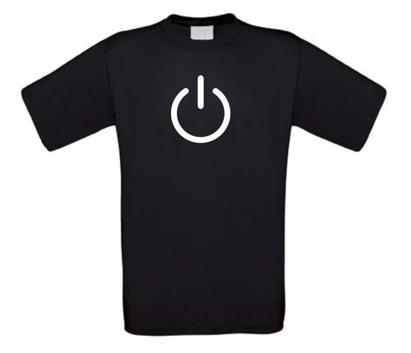 power t-shirt korte mouw design