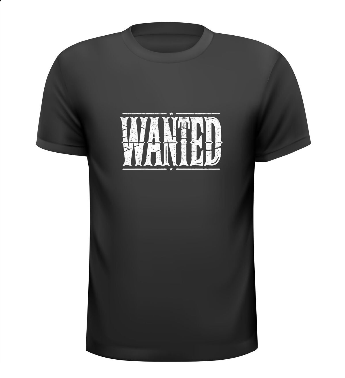 wanted t-shirt korte mouw