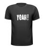 foto 1 yeah t-shirt korte mouw fun humor