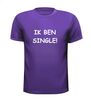 foto 3 ik ben single t-shirt korte mouw