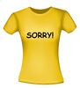 foto 16 sorry t-shirt korte mouw