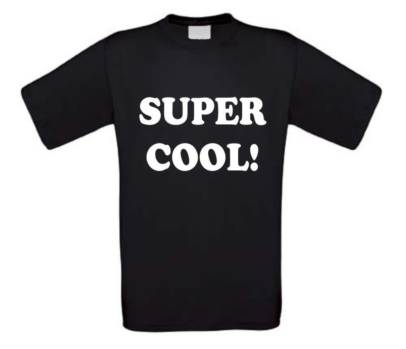 super cool t-shirt korte mouw