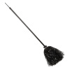Heksen bezem zwart glitter 92 cm