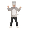 Hoodie kind, wolf verkleedpak vest