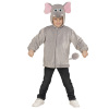 Hoodie kind olifant verkleedpak vest