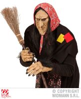 Masker heks met haar volwassen