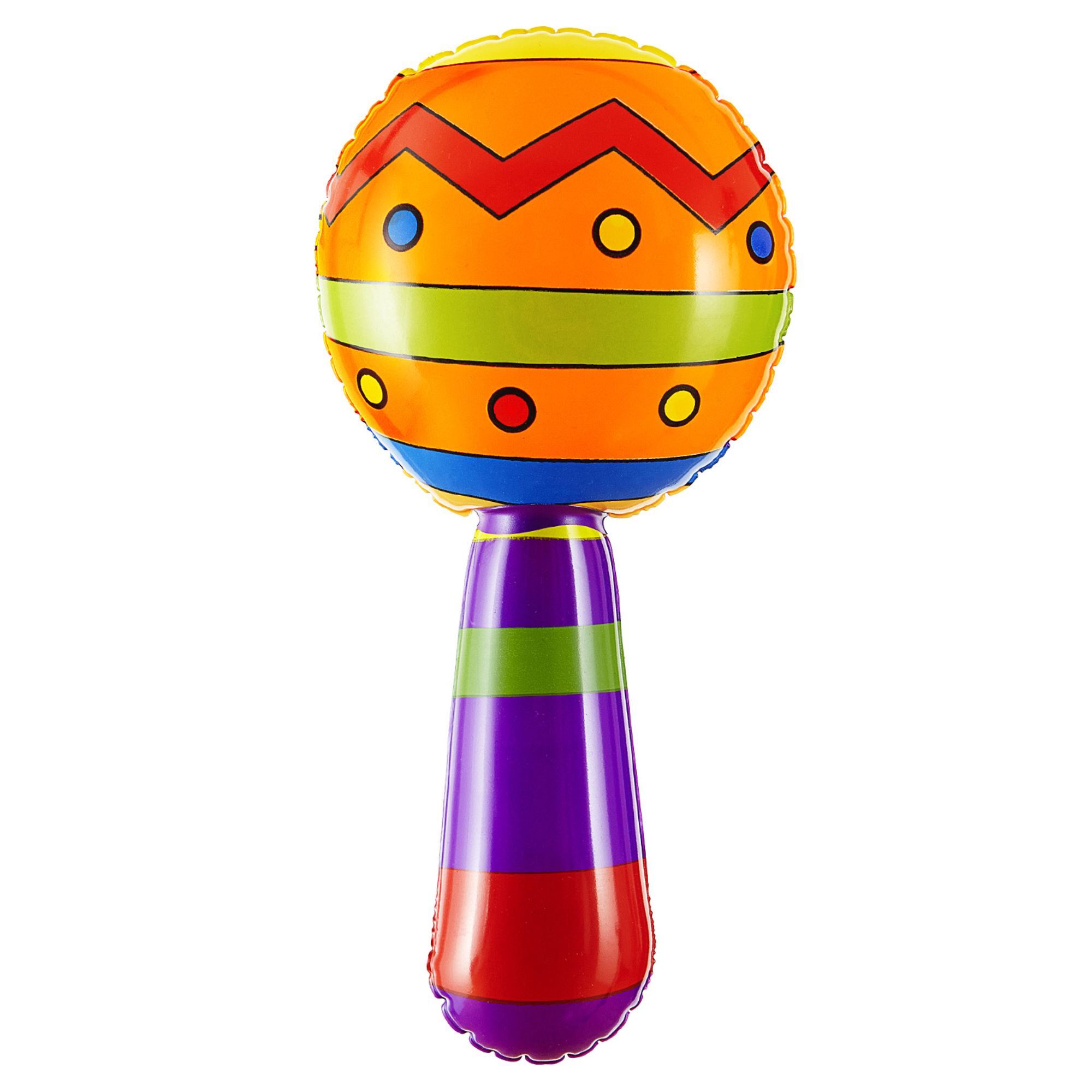 opblaasbare sambaballen met geluid 20cm 