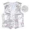 foto 3 Paillettenvest zilver