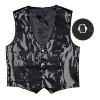 foto 3 Paillettenvest zwart