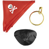 piraten set bandana ooglap,oorbel