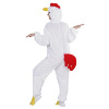 foto 3 Plushe witte kip verkleedpak volwassen