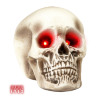 schedel met lichtgevende ogen 22cm