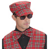 foto 5 tartan hoedje rood met strik