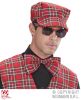 foto 6 tartan hoedje rood met strik