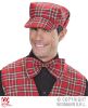 foto 7 tartan hoedje rood met strik
