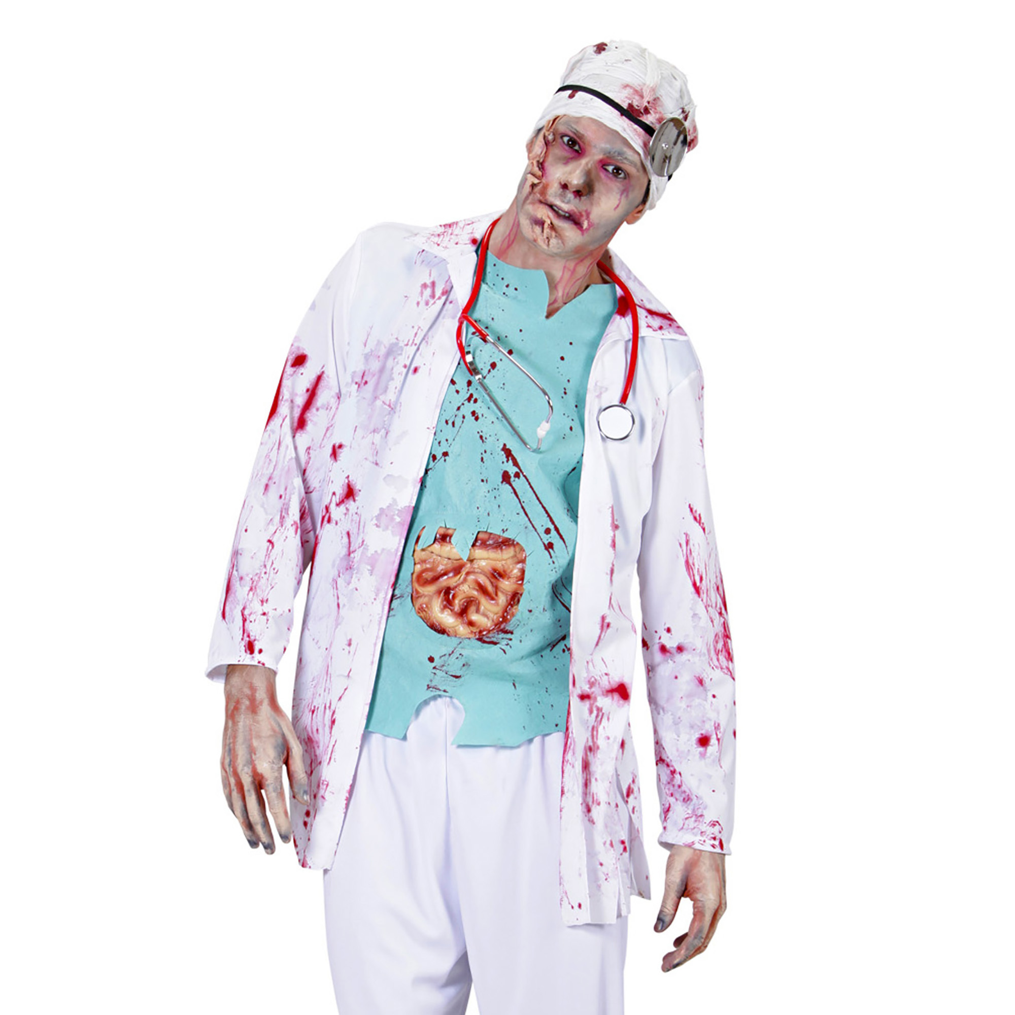 Zombie dokter chirurg afschrikkend kostuum