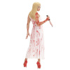 foto 3 Bebloede Bloederige witte dames jurk halloween