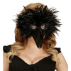 foto 3 betoverend zwarte vogel masker met veren een vleugje mysterie en elegante pracht