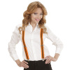 foto 3 bretels oranje met plooien