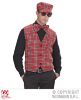 foto 9 bril, tartan print rood schotse ruit
