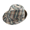 foto 1 deukhoed fedora grijs met tartan print