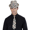 foto 5 deukhoed fedora grijs met tartan print