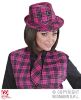 foto 7 deukhoed fedora roze met tartan print