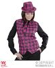 foto 9 deukhoed fedora roze met tartan print