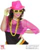 foto 6 fedora pailletten neon roze deukhoed