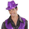 foto 4 gangsterhoed pailletten paars