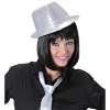foto 5 gangsterhoed pailletten zilver
