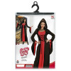 foto 2 Gothische dames kostuum rood met zwart