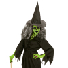 foto 3 groene heksen maskers pvc