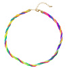 foto 2 ketting neon multie kleuren
