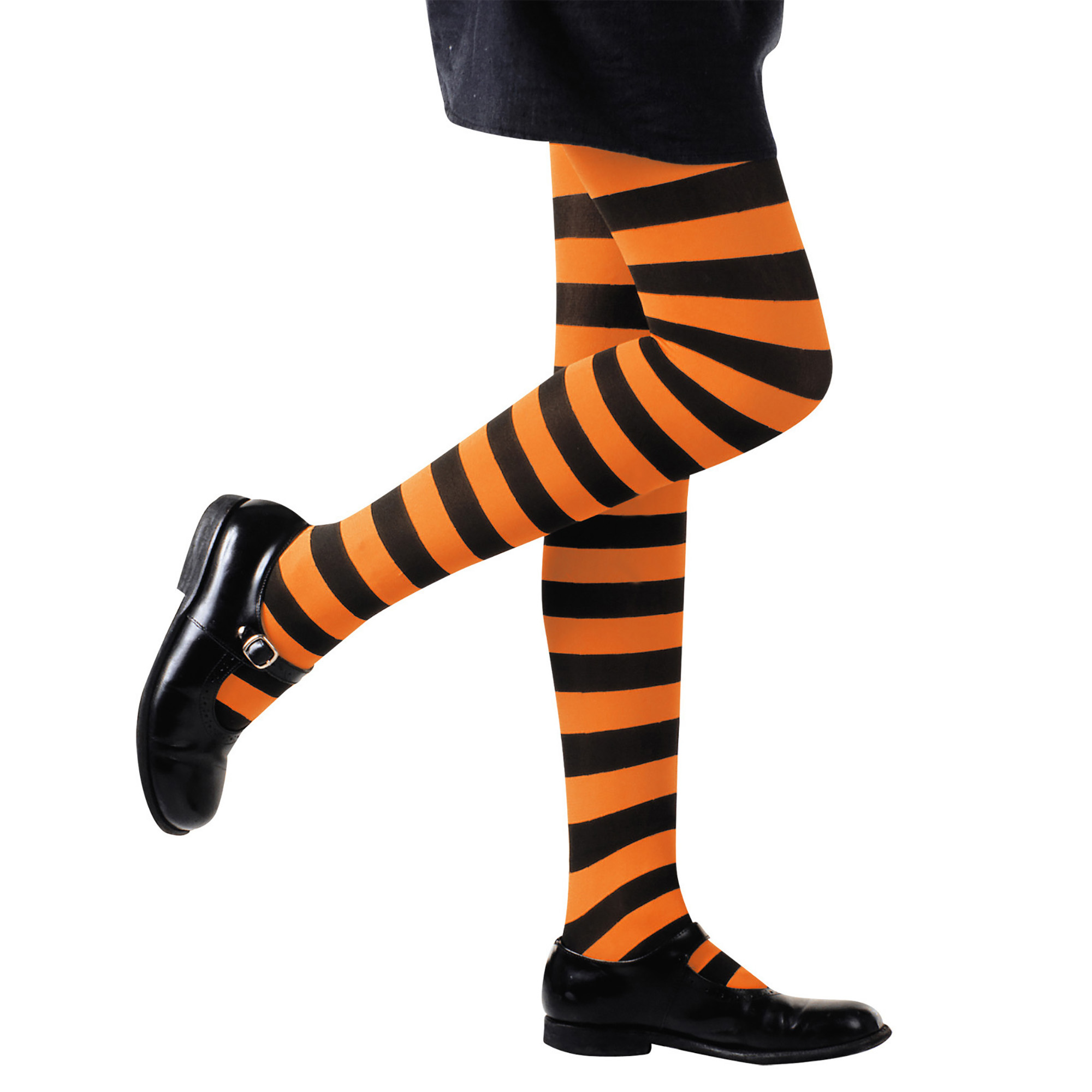 Kinderpanty oranje en zwart